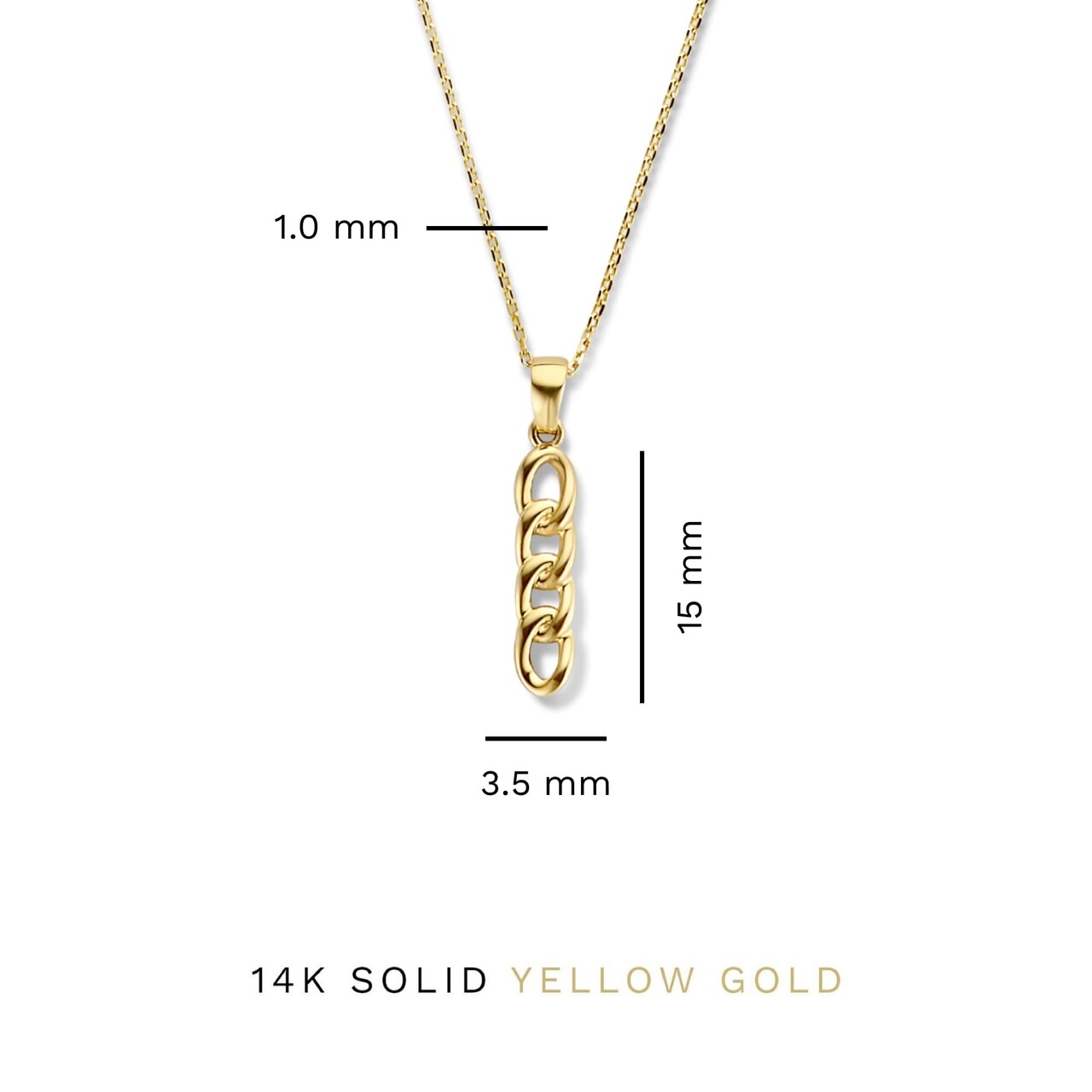 Isabel Bernard Le Marais Règine 14 karat gold necklace with chains