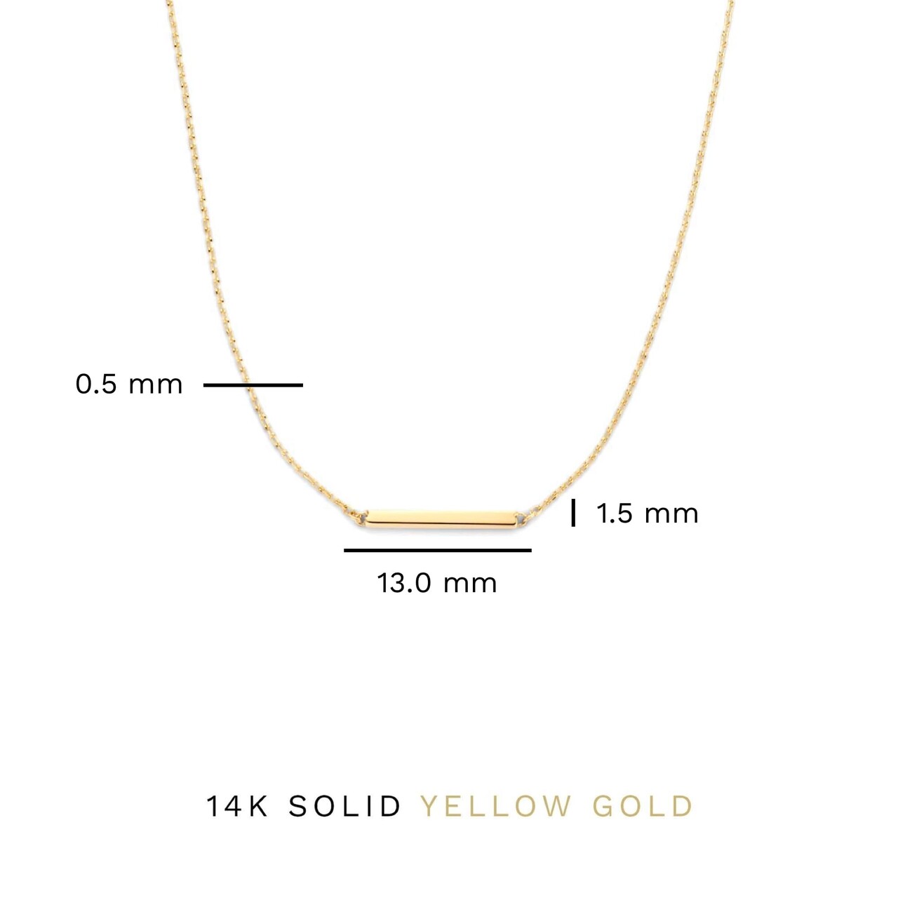 Isabel Bernard Le Marais Jolie 14 karat gold necklace with 3 rods