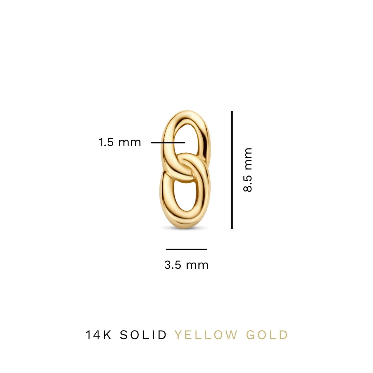 Isabel Bernard Le Marais Règine 14 karat gold ear studs with chains