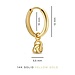 Isabel Bernard Rivoli Méline 14 karat gold hoop earrings with knot