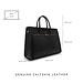 Isabel Bernard Honoré Nadine croco black calfskin leather handbag with laptop compartment