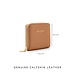 Isabel Bernard Honoré Jules camel calfskin leather zipper wallet