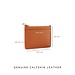 Isabel Bernard Honoré Aveline cognac calfskin leather card holder