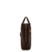 Isabel Bernard Honoré Anique croco brown calfskin leather handbag with 16.4 inch laptop compartment
