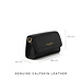 Isabel Bernard Cadeau d'Isabel black leather crossbody bag and card holder gift set