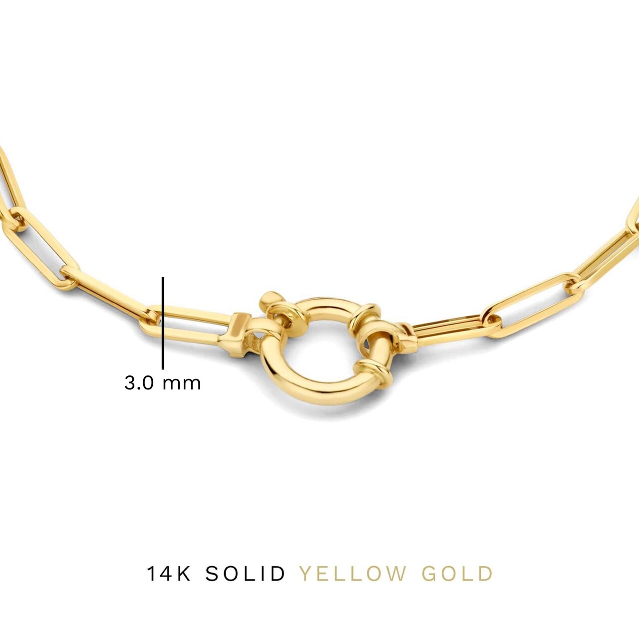 Isabel Bernard Aidee Odile 14 karat gold link bracelet