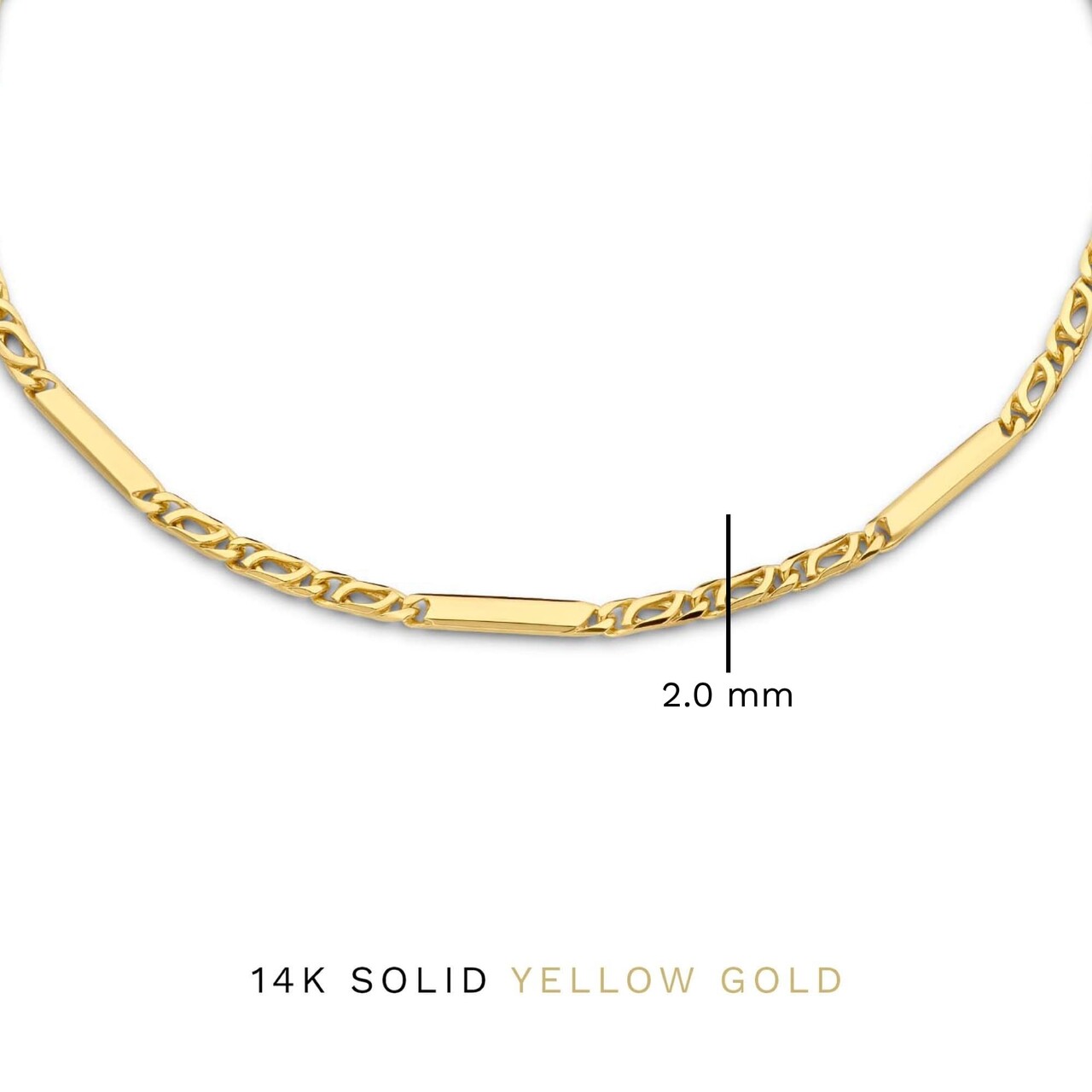 Isabel Bernard Rivoli Alice 14 karat gold link bracelet with royal link and rods