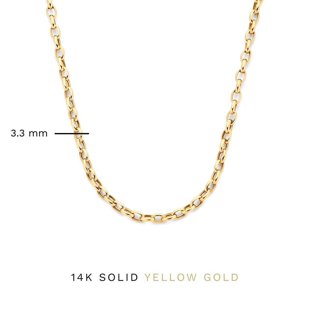 Isabel Bernard Aidee Camille 14 karat gold link necklace