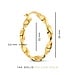 Isabel Bernard Rivoli Odette 14 karat gold hoop earrings with twist