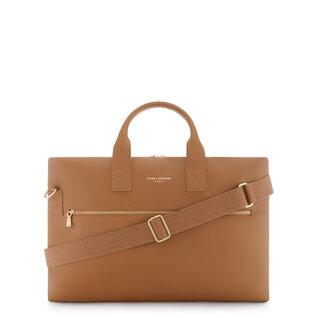 Isabel Bernard Honoré Anique camel calfskin leather handbag