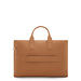 Isabel Bernard Honoré Anique camel calfskin leather handbag with 16.4 inch laptop compartment