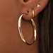 Isabel Bernard Rivoli Estrella 14 karat gold hoop earrings (30 mm)