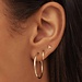 Isabel Bernard Le Marais Cerise 14 karat gold hoop earrings (20 mm)