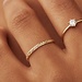 Isabel Bernard Rivoli Laura 14 karaat gouden ring met diamond cut