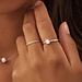 Isabel Bernard Rivoli Laura 585er Goldring mit Diamantschliff