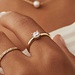 Isabel Bernard Le Marais Soleil anillo de oro de 14 quilates con circonita