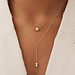 Isabel Bernard Belleville Luna 14 karat gold necklace with freshwater pearls