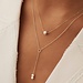 Isabel Bernard Belleville Luna 14 karat gold necklace with freshwater pearls