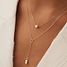 Isabel Bernard Belleville Luna collana in oro 14 carati con perle d'acqua dolce