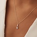 Isabel Bernard Belleville Nova 14 karat gold necklace with mother of pearl