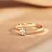 Isabel Bernard De la Paix Maxime 14 karaat gouden ring met diamant 0.10 karaat
