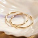 Isabel Bernard Le Marais Cerise 14 karat gold hoop earrings 22 mm