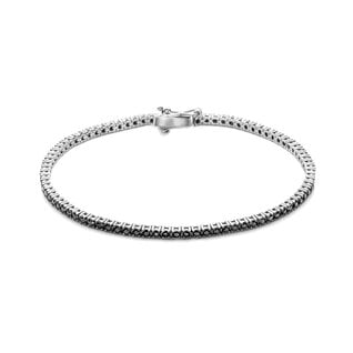 Isabel Bernard De la Paix Cecile 585er Weißgold Tennis Armband | schwarzem Diamant 2.03 ct