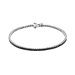 Isabel Bernard De la Paix Cecile 14 karat white gold tennis bracelet with black diamond 2.03 carat