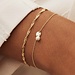 Isabel Bernard Belleville Luna 14 karat gold bracelet with freshwater pearl