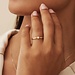 Isabel Bernard De la Paix Sybil 14 karat gold ring with diamond 0.10 carat