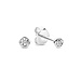 Isabel Bernard De la Paix Inaya14 karat white gold ear studs | diamond 0.02 ct