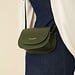 Isabel Bernard Montmartre Manon green vegetable tanned leather crossbody bag