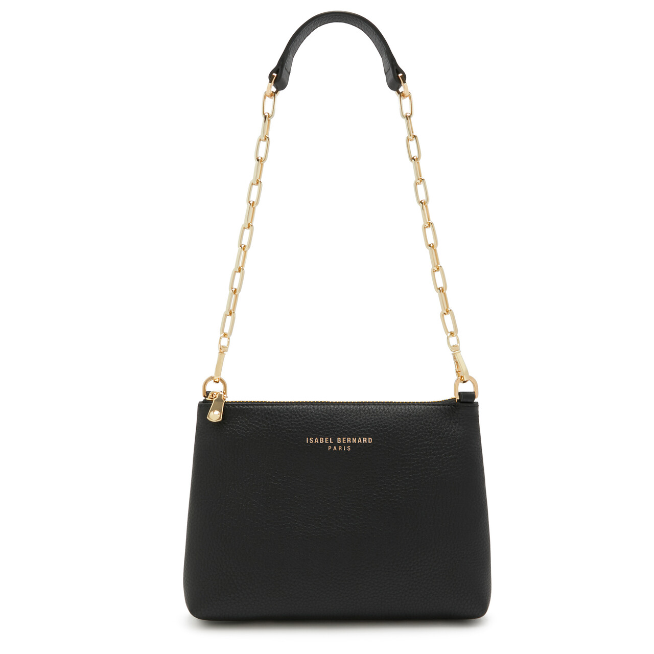 Isabel Bernard Honoré Misra black calfskin leather shoulder bag