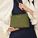 Isabel Bernard Honoré Misra green calfskin leather shoulder bag