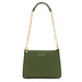 Isabel Bernard Honoré Misra green calfskin leather shoulder bag