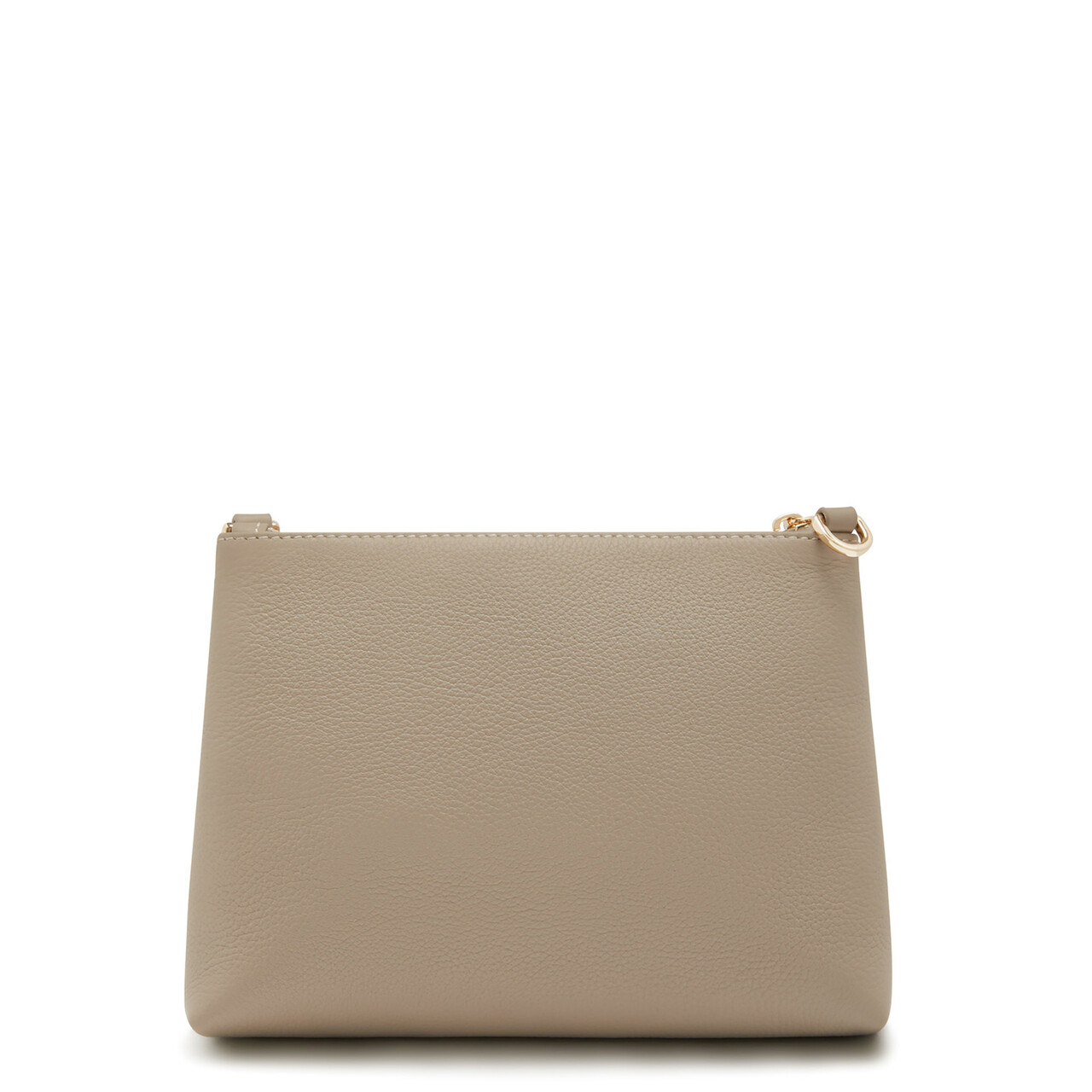 Isabel Bernard Honoré Misra taupe calfskin leather shoulder bag