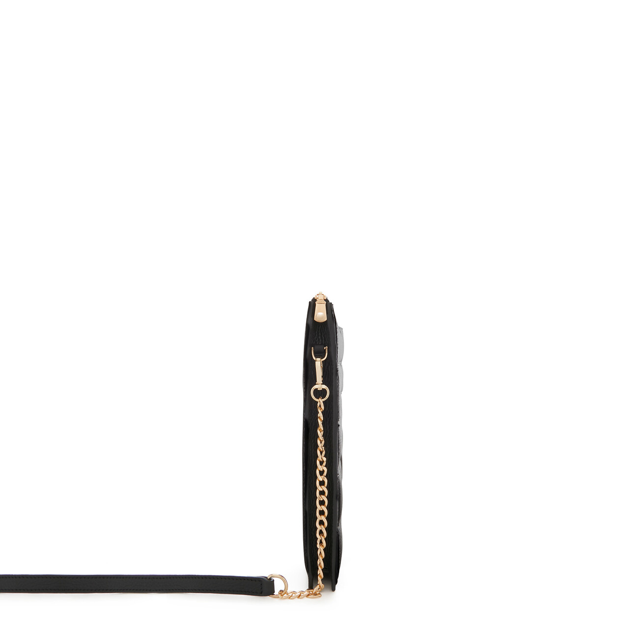 Isabel Bernard Honoré Cosette black braided calfskin leather laptop sleeve with shoulder strap