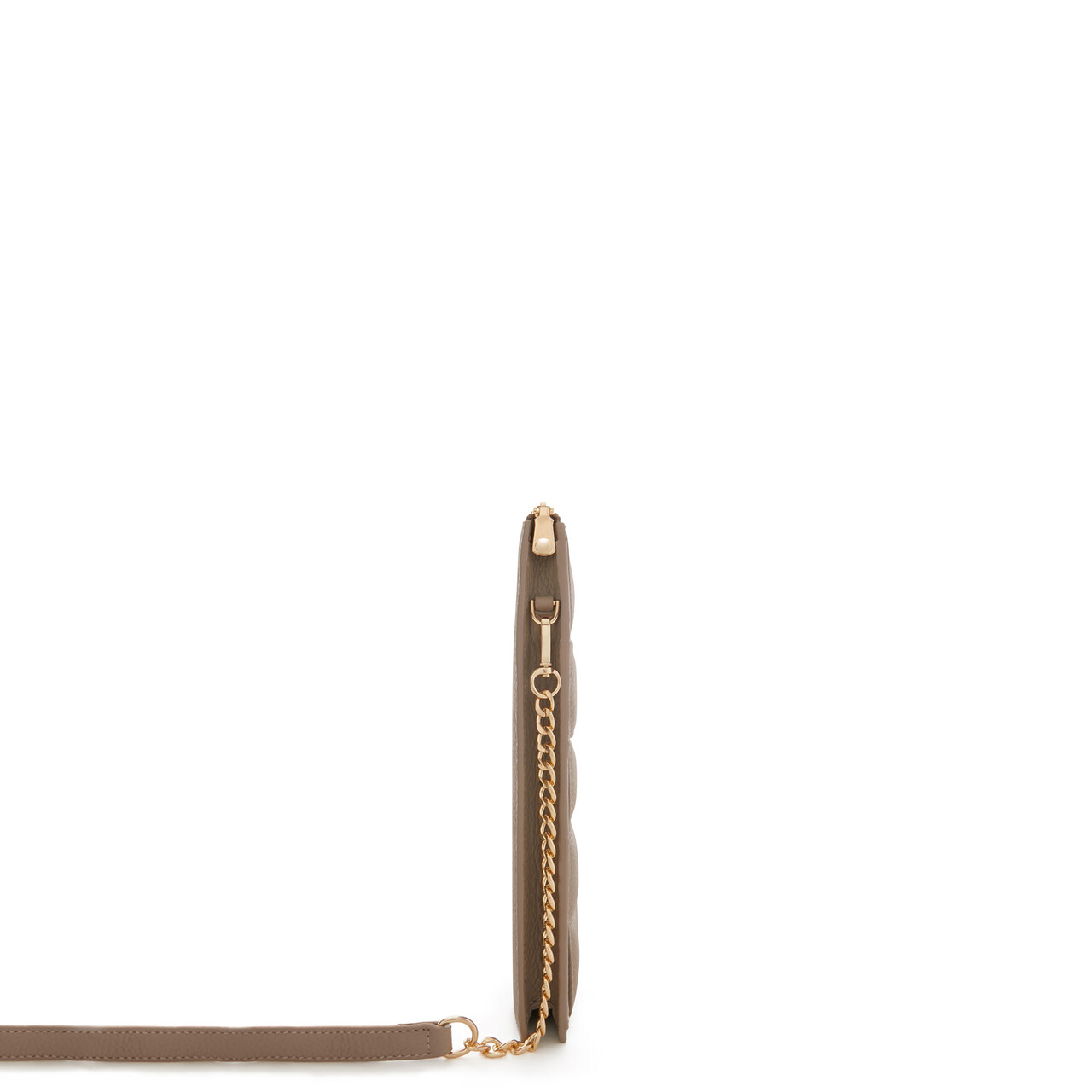 Isabel Bernard Honoré Cosette taupe braided calfskin leather laptop sleeve with shoulder strap