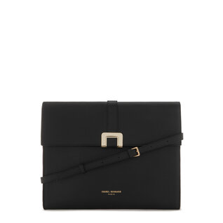 Isabel Bernard Honoré Clara laptop sleeve in pelle di vitello nero