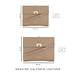 Isabel Bernard Honoré Clara taupe calfskin leather laptop sleeve with shoulder strap