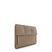 Isabel Bernard Honoré Caroline laptop sleeve in pelle di vitello intrecciato taupe