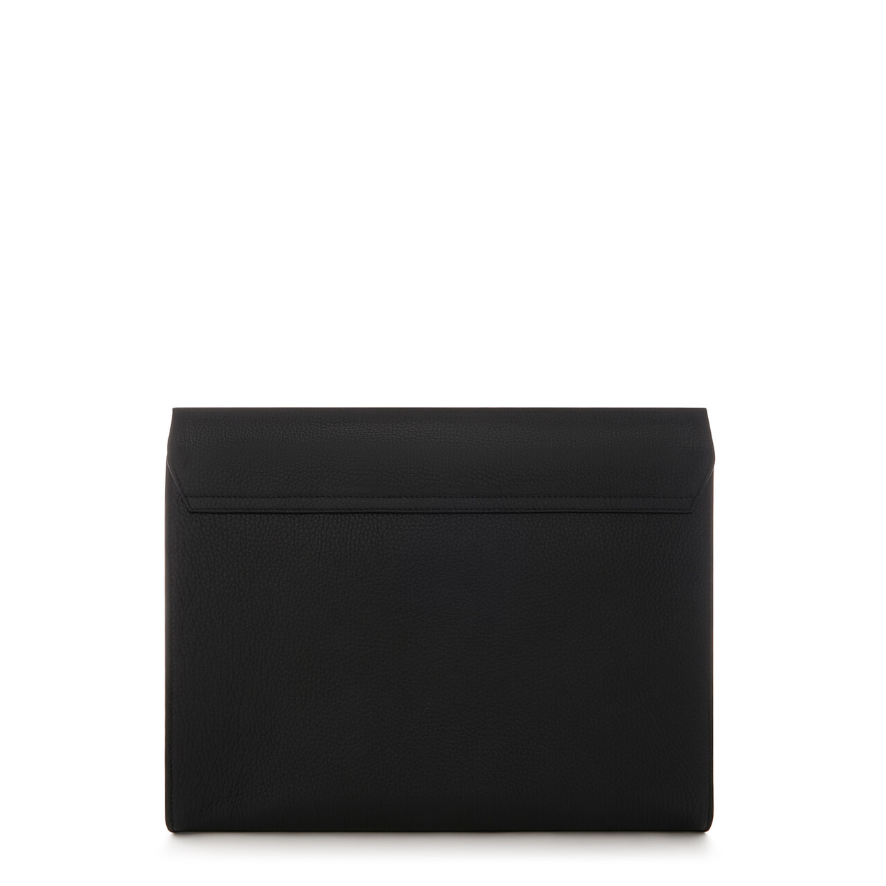 Isabel Bernard Honoré Caroline black braided calfskin leather laptop sleeve