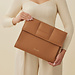 Isabel Bernard Honoré Caroline camel braided calfskin leather laptop sleeve