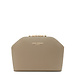 Isabel Bernard Honoré Brunelle taupe calfskin leather toiletry bag