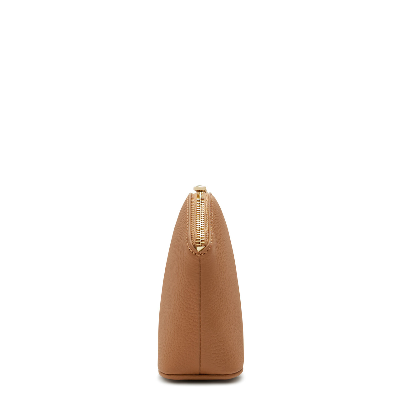 Isabel Bernard Honoré Brunelle camel calfskin leather toiletry bag
