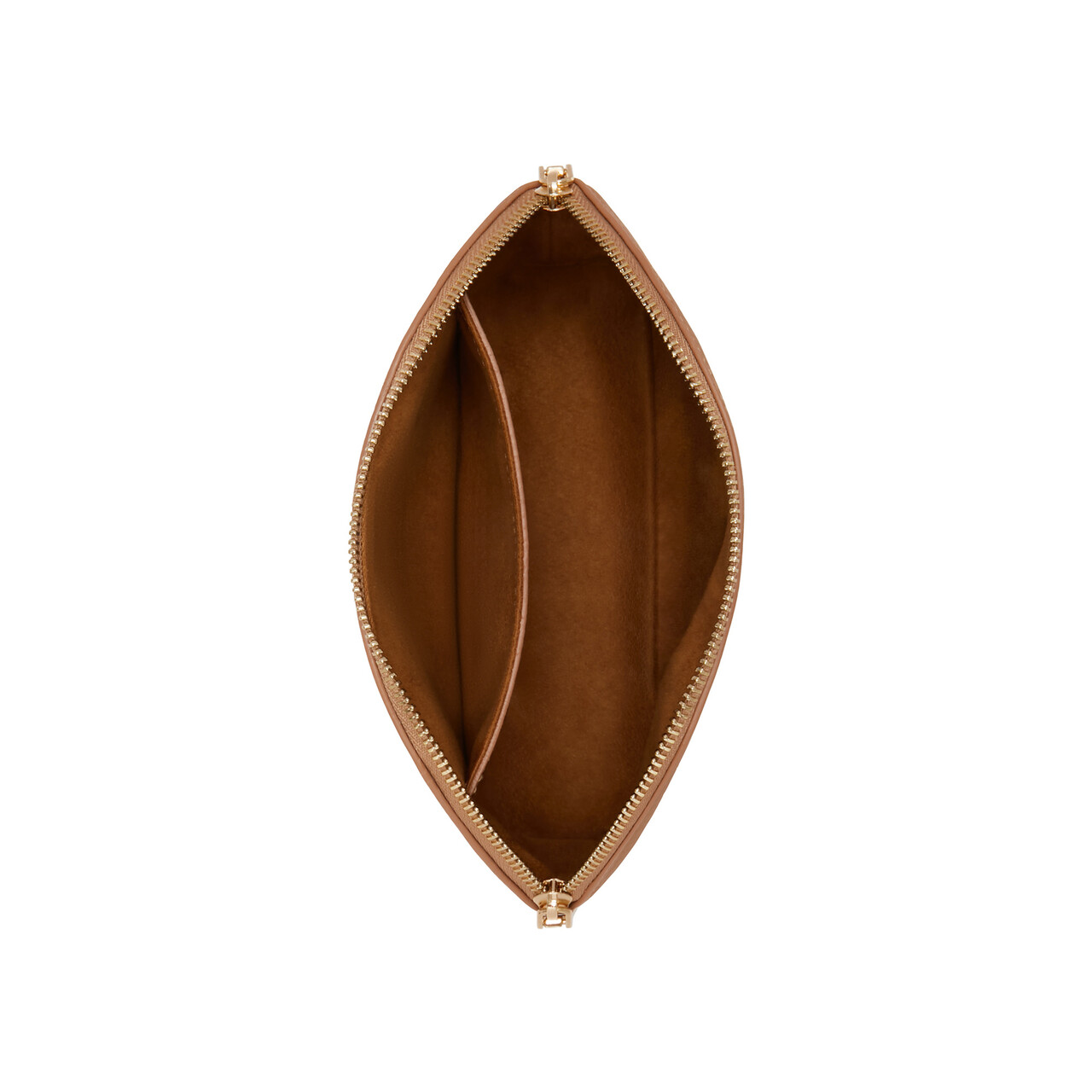 Isabel Bernard Honoré Brunelle camel calfskin leather toiletry bag
