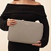 Isabel Bernard Honoré Caress laptop sleeve in pelle di vitello taupe