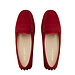 Isabel Bernard Vendôme Marie red suede moccasins