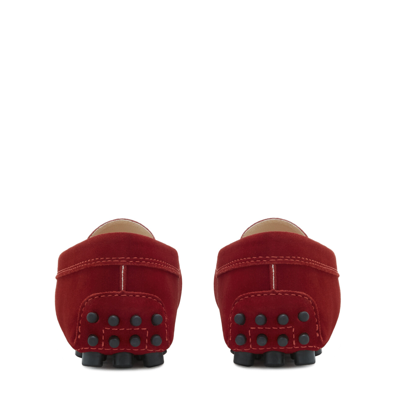 Isabel Bernard Vendôme Marie red suede moccasins