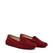 Isabel Bernard Vendôme Marie red suede moccasins